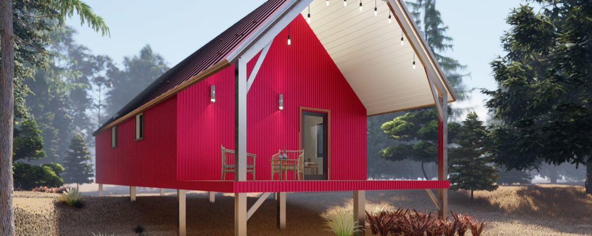 Durable, weather-resistant prefab structures for versatile outdoor living or storage solutions