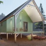 Stylish galvanized steel cabins in Coolidge, Arizona, showcasing durable design and modern living in a unique setting