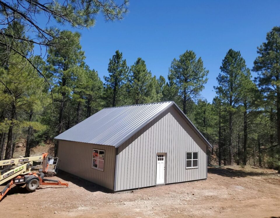 “Unique galvanized steel cabins in Florence, Arizona, offering modern living amidst scenic desert landscapes.”