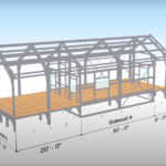 Stylish galvanized steel cabins in Rio Rico, Northeast Arizona, blending modern design with the natural landscape