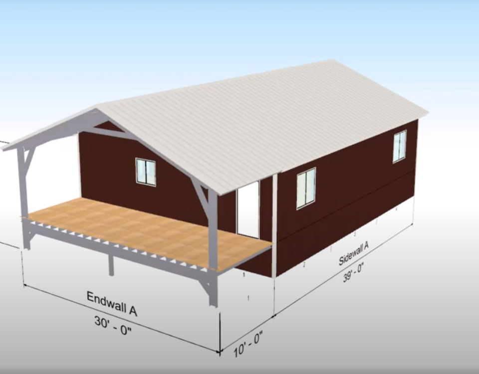 Galvanized steel cabins in Winslow, Arizona, showcasing modern design and durability in a scenic landscape