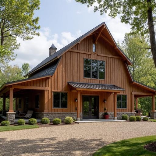 Spacious 3000 SQ FT BARNDOMINIUM ideal for comfortable living with innovative architectural elements