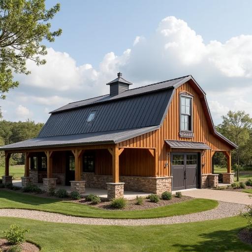 Spacious 30X40 barndominium featuring open layouts and high ceilings, perfect for modern living