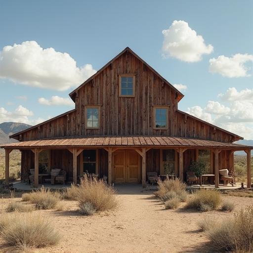 Cozy barndominium Arizona with beautiful desert views and modern living spaces
