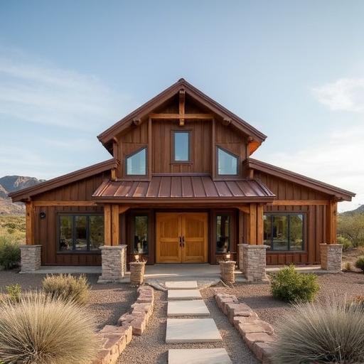 Beautiful barndominiums in Arizona highlighting modern living in rural settings