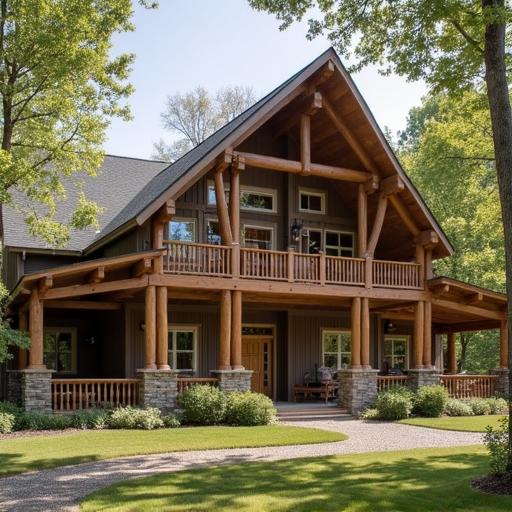 Modern deer valley barndominium featuring rustic charm and scenic mountain views