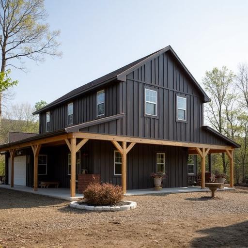 Explore stylish steel barndominium kits, perfect for building a unique home or multi-purpose facility