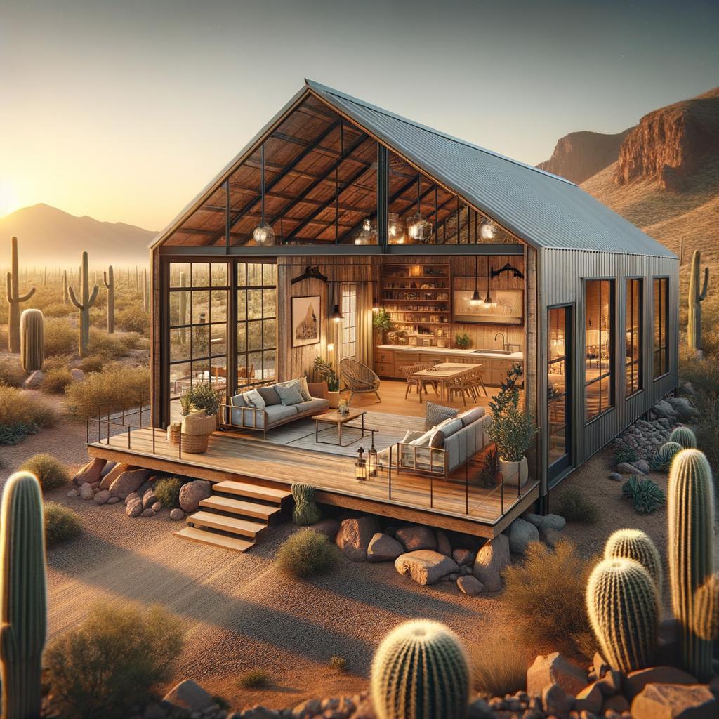 Charming 1 bedroom barndominium Arizona designed for comfortable living and unique style