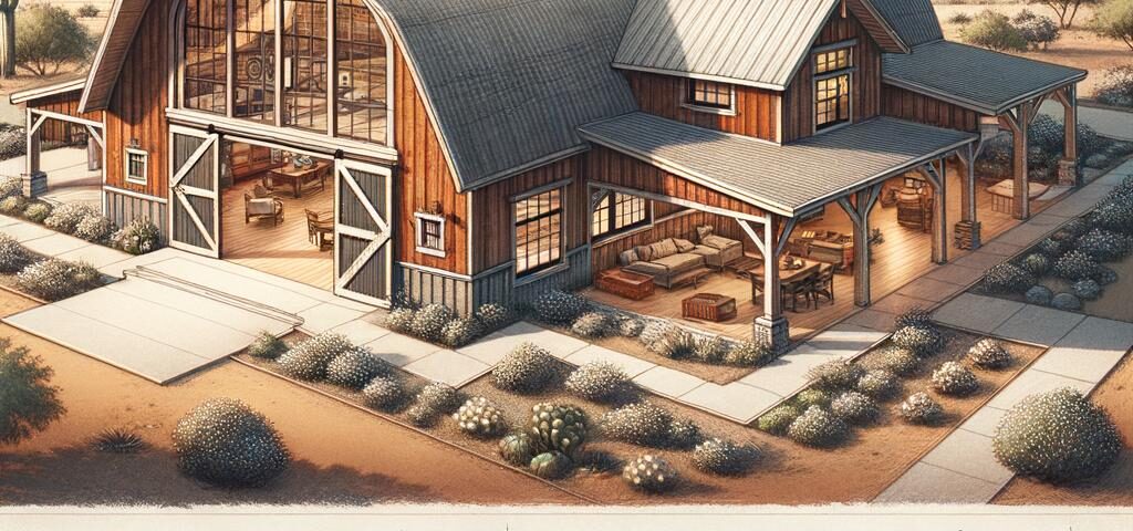 Explore creative Arizona barndominium floor plans featuring open layouts and modern designs for your dream home.