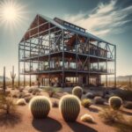 A stunning Arizona steel frame barndominium showcasing modern design and spacious living areas.