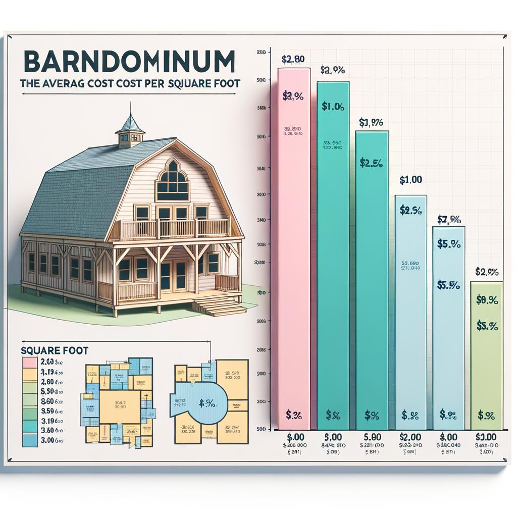 Compare average barndominium cost per square foot across different regions and styles