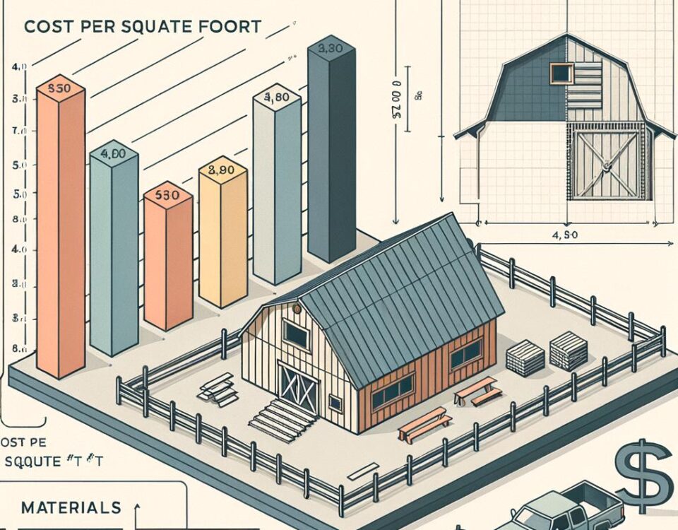 Overview of barndominium per square foot cost for building and design considerations.
