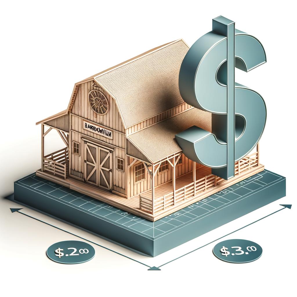 Detailed breakdown of barndominium per square foot cost, including materials and labor