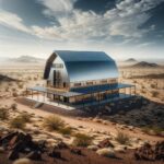 COLD FORMED STEEL BARNDOMINIUM ARIZONA showcasing modern design and energy efficiency in a beautiful desert landscape.