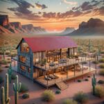 Beautiful custom barndominium in Arizona showcasing modern design and rustic charm.