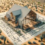 Custom barndominium plans Arizona showcasing modern designs with functional living spaces and stunning Arizona landscapes.
