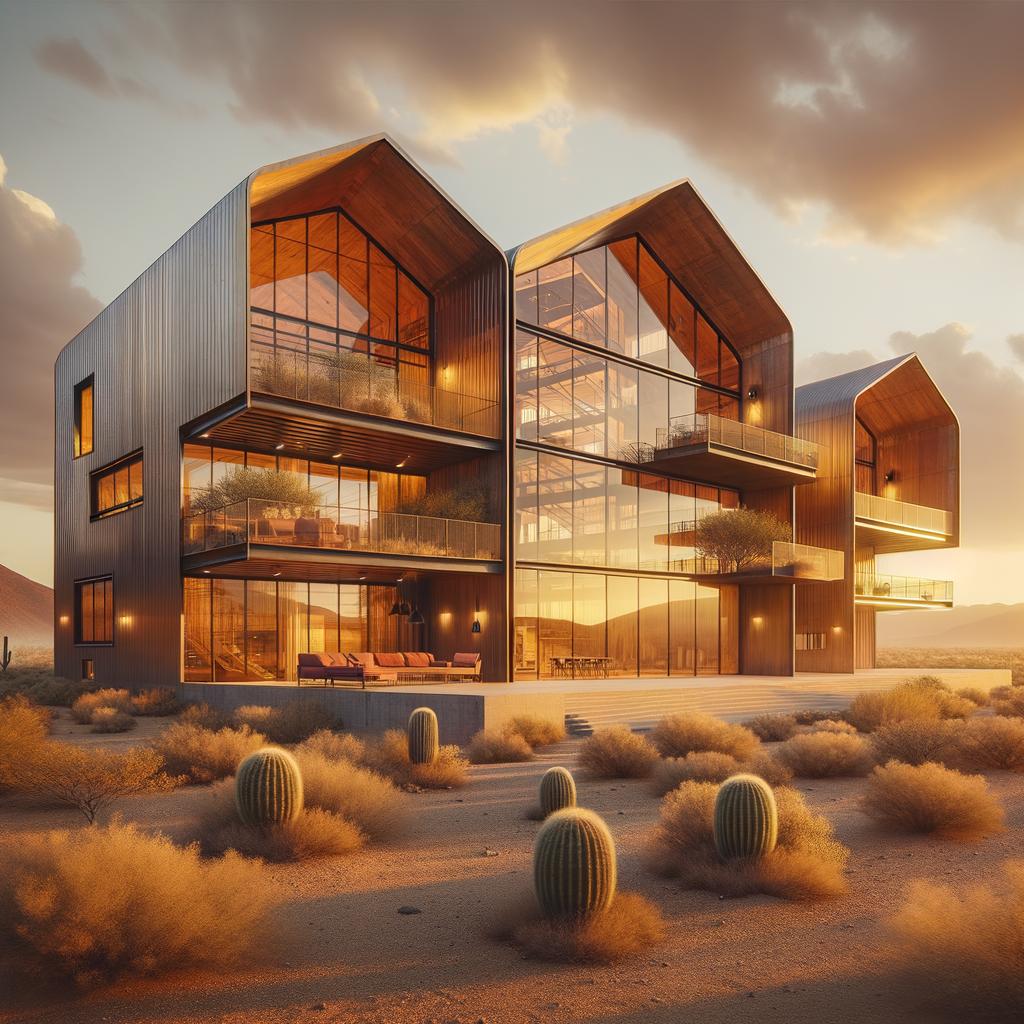 Charming modern barndominium Arizona featuring spacious interiors and contemporary architecture