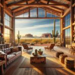Open living barndominium Arizona featuring spacious interiors and modern design elements.
