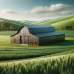 Exterior view of a SHOW LOW STEEL BARNDOMINIUM showcasing modern design and steel construction