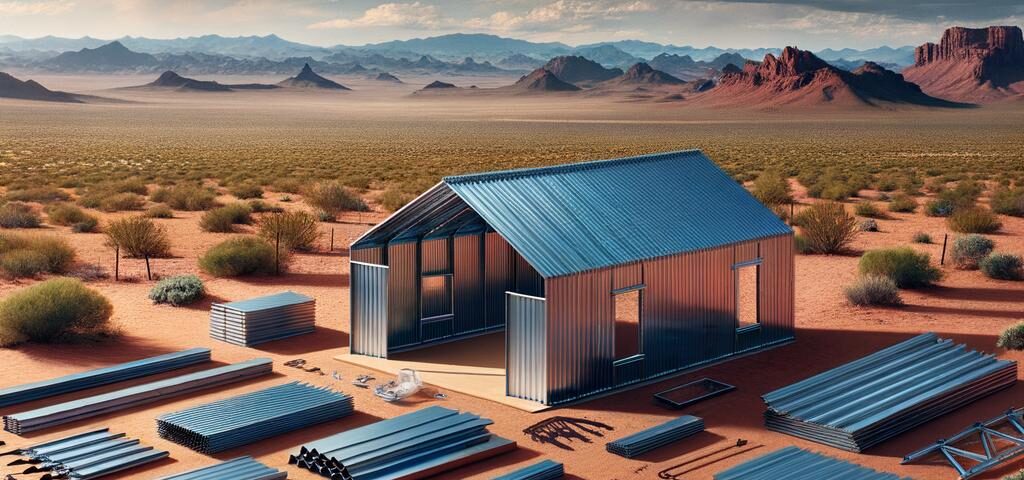 Durable steel barndo kits Arizona for versatile and modern agricultural structures.