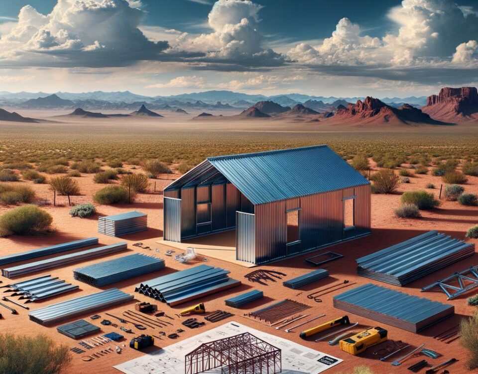 Durable steel barndo kits Arizona for versatile and modern agricultural structures.