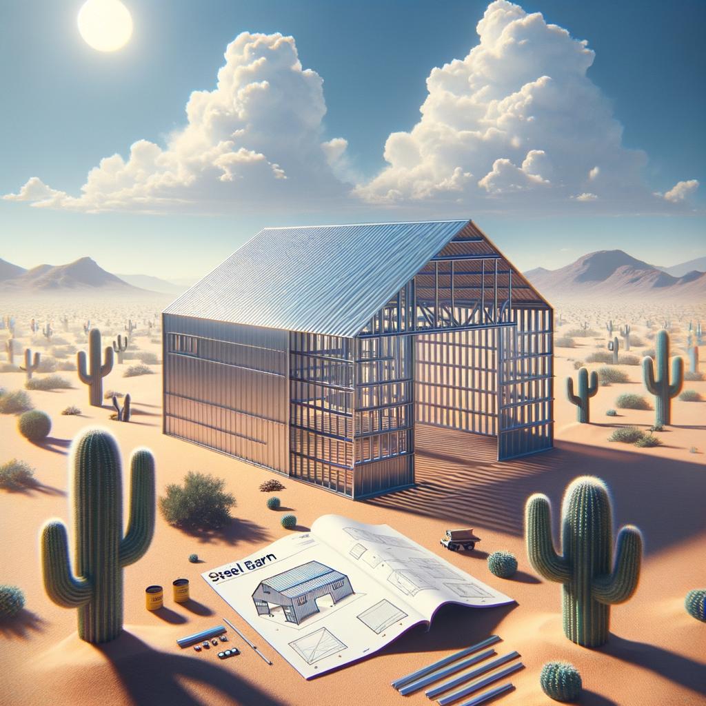 Customizable steel barndo kits Arizona designed for efficient and stylish farm buildings
