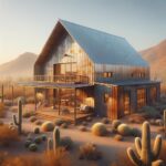 Stylish Tucson steel barndominium showcasing modern design and spacious interior features.