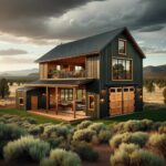 A beautiful Yavapai County barndominium showcasing rustic design and modern amenities in the Arizona countryside.